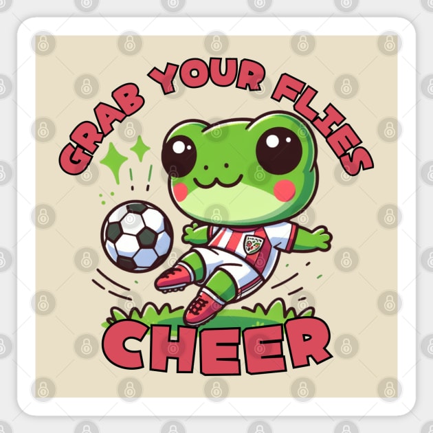 Football player froggy Sticker by Japanese Fever